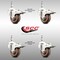 Service Caster 3 Inch 316SS High Temp Glass Filled Nylon 3/8 Inch Stem Caster Set Lock Brake SCC-SS316TSTTL20S314-GFNSHT-381615-4 - alternate 3